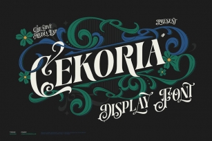 Cekoria - Victorian Style font Font Download