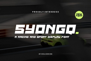Syongq - Gym & Sport Font Font Download