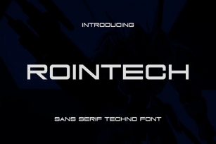 Rointech - Sans Serif Techno Font Font Download