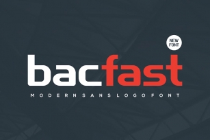 Bacfast Font Font Download