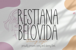 Restiana Belovida - Cute Display Font Font Download