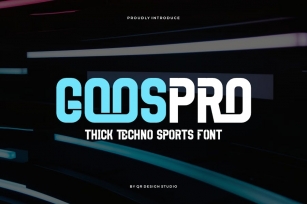 Goospro - Thick & Sport Font Font Download