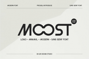 Moost - Futuristic & Logo Font Font Download