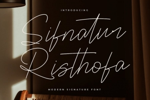Sifnatur Risthofa Modern Signature Font Font Download