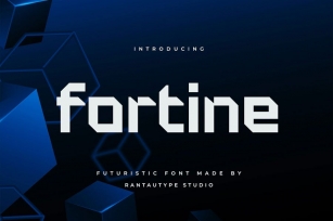 Fortine Futuristic Font Font Download