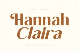 Hannah Claira Modern Sans Serif Font Font Download