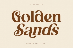 Golden Sands Modern Serif Font Font Download
