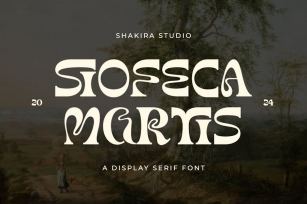 Siofeca Martis - Display Serif Font Font Download