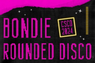 Bondie Rounded Disco Font Download