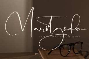 Maritgode Handwritten Signature Script Font Download