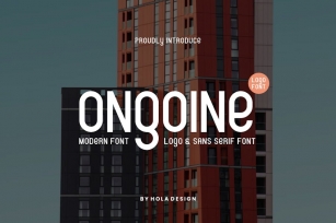 Ongoine -  Sans Serif Logo Font Font Download