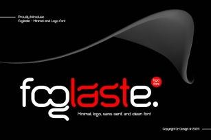 Foglaste - Minimal & Logo Font Font Download