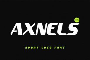 Axnels|Sport Logo Font Font Download