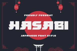 Hasabi - Japanese Font Style Font Download