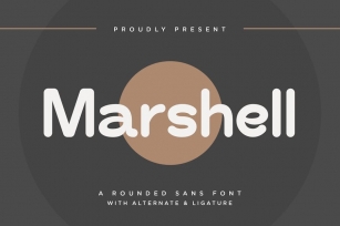 Marshell -  A Rounded Sans Font Font Download