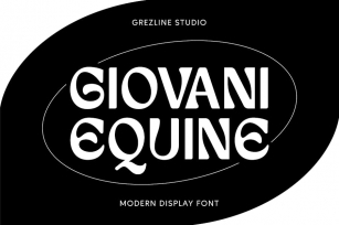 Giovani Equine - Display Font Font Download