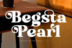 Begsta Pearl Vintage Retro Serif Font Download