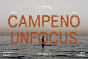 Campeno Unfocus Font Download
