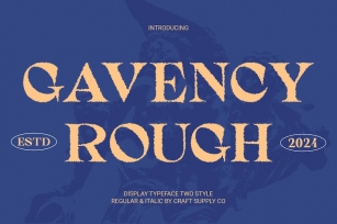 Gavency Rough Font Download