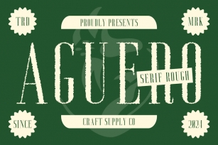 Aguero Serif Rough Font Download