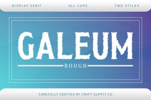 Galeum Rough Font Download