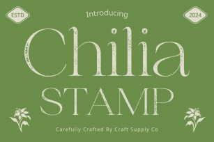 Chilia Stamp Font Download