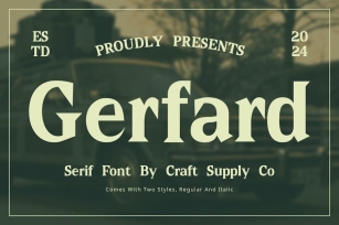 Gerfard Font Download