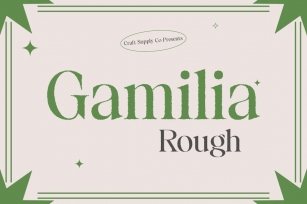 Gamilia Rough Font Download