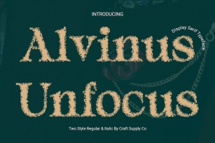 Alvinus Unfocus Font Download