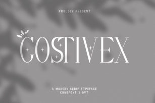 Costivex - Modern Serif Typeface Font Download