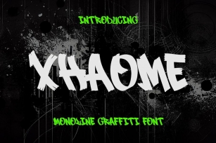 Xhaome - Expressive Graffiti Font Font Download