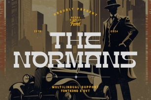 The Normans - Retro Display Font Font Download