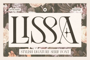 Lissa Stylish Ligature Serif Font Font Download