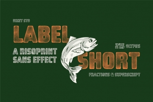 Labelshort – Risoprint Sans Effect Font Font Download
