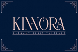 Kinnora Elegant Serif Font Font Download