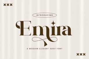 Emira - Modern Ligature Font Font Download