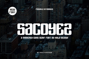 Sacoyez - Modern Sans Serif Font Download