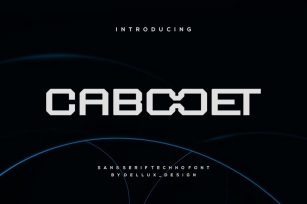 Cabooet - Sans Serif Techno Font Font Download