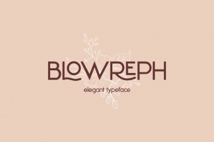 Bloreph - Elegant  Sans Serif Font Download