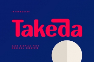 Takeda Sans Display Font Rounded Font Download