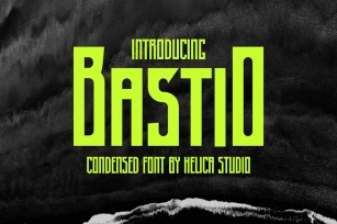 Bastio Modern Condensed Sans Font Download