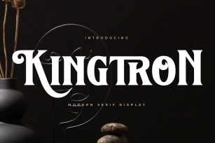 Kingtron Modern Serif Display Font Download