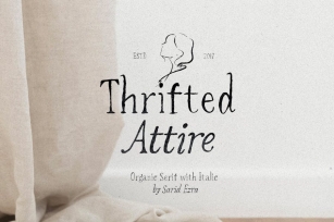 Thrifted Attire - Organic Serif Font Download
