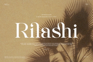 Rilashi - Elegant Serif Font Font Download