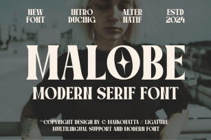 Malobe - Modern Serif Font Font Download