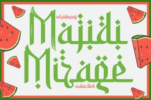 Majidi Mirage - Arabic Font Font Download