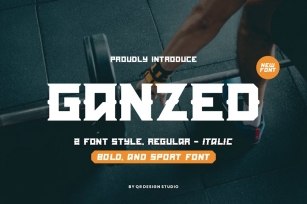 Ganzed - Italic & Sport Font Duo Font Download