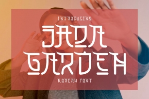 Jada Garden - Korean Style Font Font Download