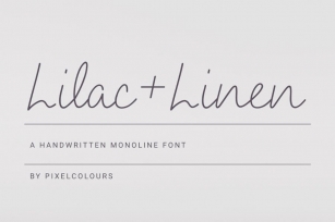 Lilac and Linen Font Font Download