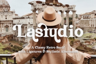 Lastudio | A Classy Retro Serif Font Download